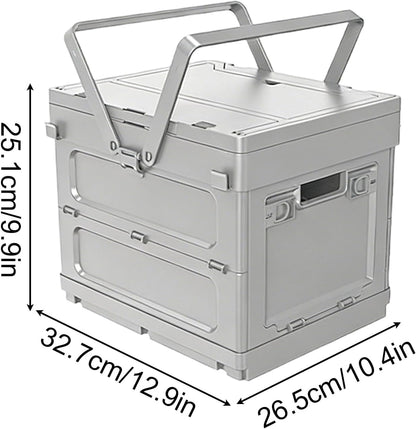 Camping Picnic Basket 🏕️🧺 | Collapsible Storage Tote 🌲🍃