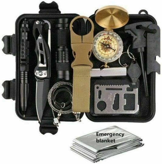 Emergency Survival Kit 🎒🔥 | Tactical Outdoor Gear Set 🧭✨