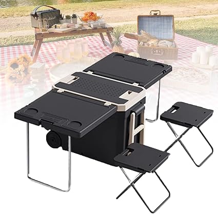 Foldable Utility Wagon 🚚🏕️ | Heavy-Duty Camping Cart 🧳✨