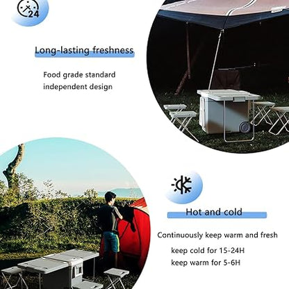 Foldable Utility Wagon 🚚🏕️ | Heavy-Duty Camping Cart 🧳✨