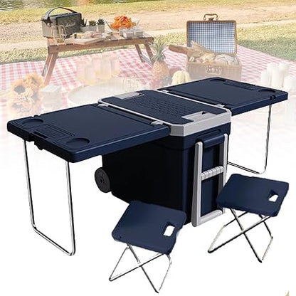 Foldable Utility Wagon 🚚🏕️ | Heavy-Duty Camping Cart 🧳✨