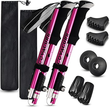 Ultra-Light Collapsible Trekking Poles 🏔️✨ | Aluminum Telescopic Hiking Sticks 🥾