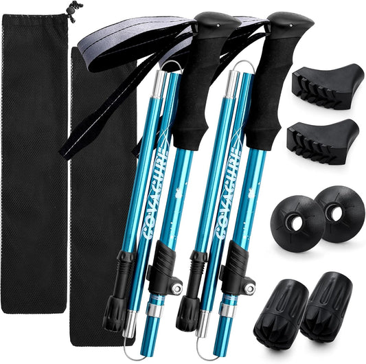 Ultra-Light Collapsible Trekking Poles 🏔️✨ | Aluminum Telescopic Hiking Sticks 🥾